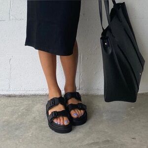 Princess Polly MA BELLE SANDALS BLACK